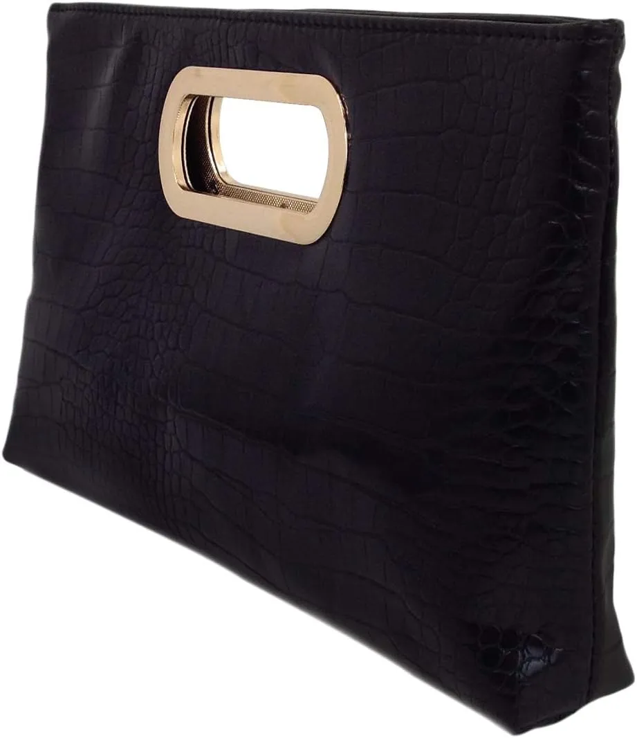 JNB Cork Top Handle Clutch
