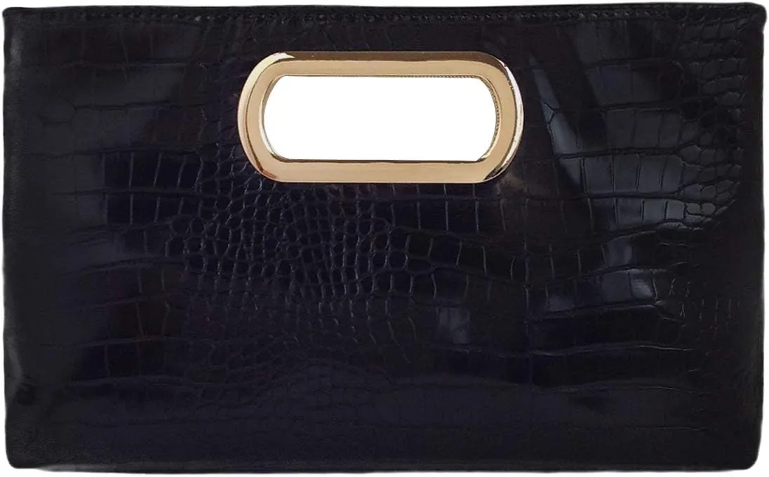 JNB Cork Top Handle Clutch