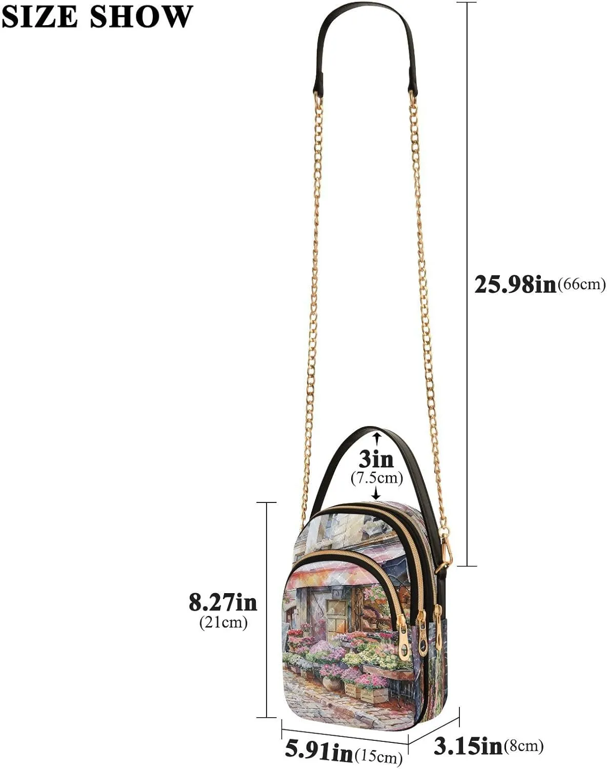 Joisal Hot Dog Cartoon Quilted Crossbody Bags for Women, Small Shoulder Purse Triple Zip Summer Handbags