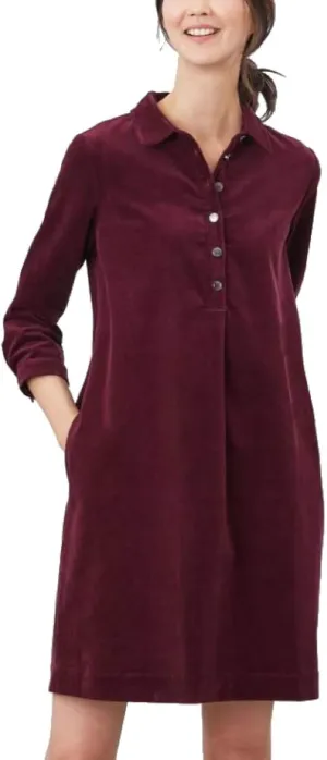 Joules Women's Stella Pop Over Corduroy Dress