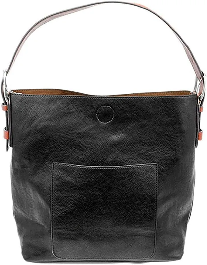 Joy Susan Womens Faux Leather: Hobo 2-in-1 Handbag