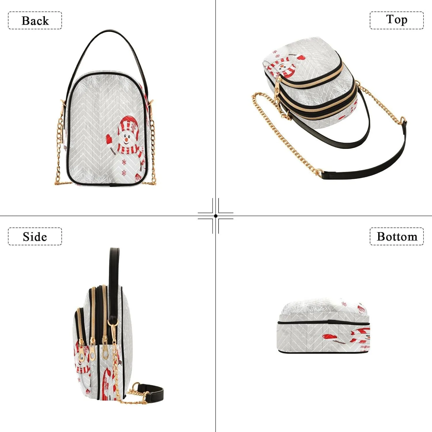JSTEL Small Crossbody Bag for Women with Compartments,Long Strap Crossbody Purse Polyester Phone Purse Wallet