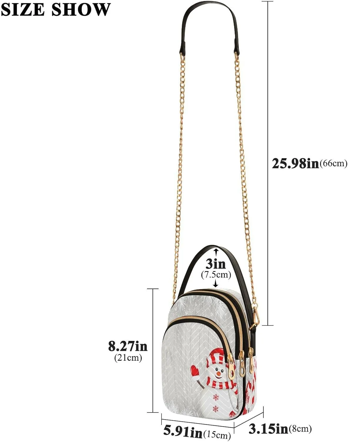 JSTEL Small Crossbody Bag for Women with Compartments,Long Strap Crossbody Purse Polyester Phone Purse Wallet