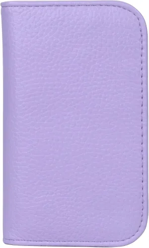Julia Buxton Solid Pebble Vegan Leather Snap Card Case