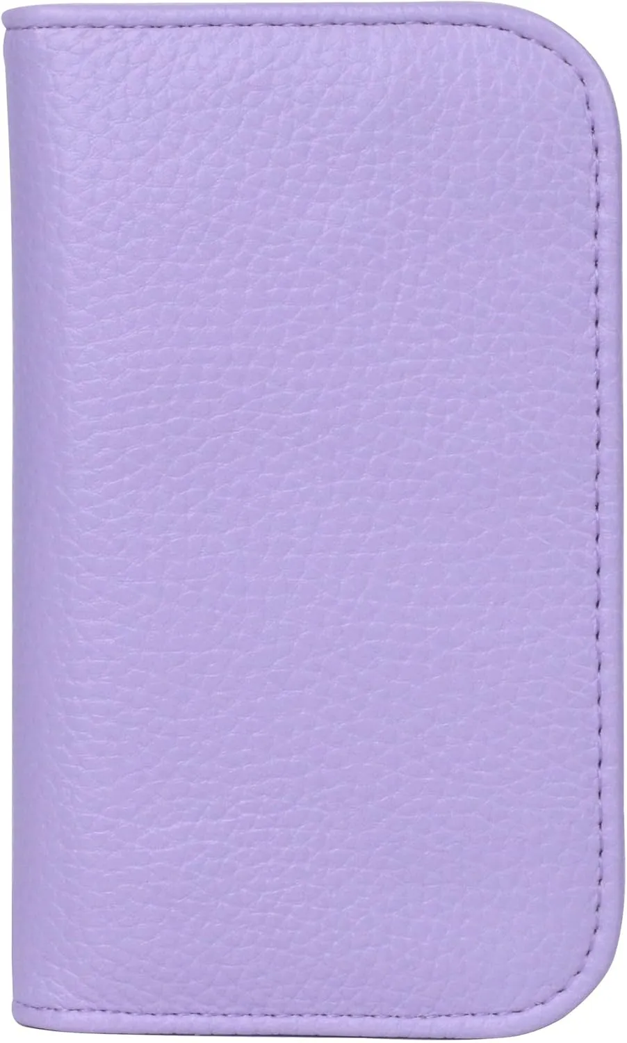 Julia Buxton Solid Pebble Vegan Leather Snap Card Case