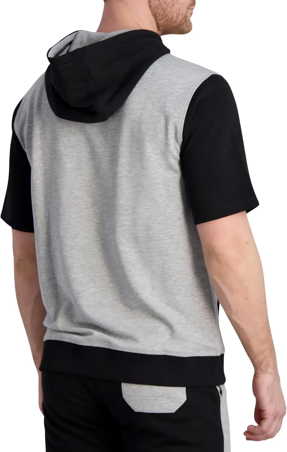 Karl Lagerfeld Paris Men's Soft Color Block Hoodie