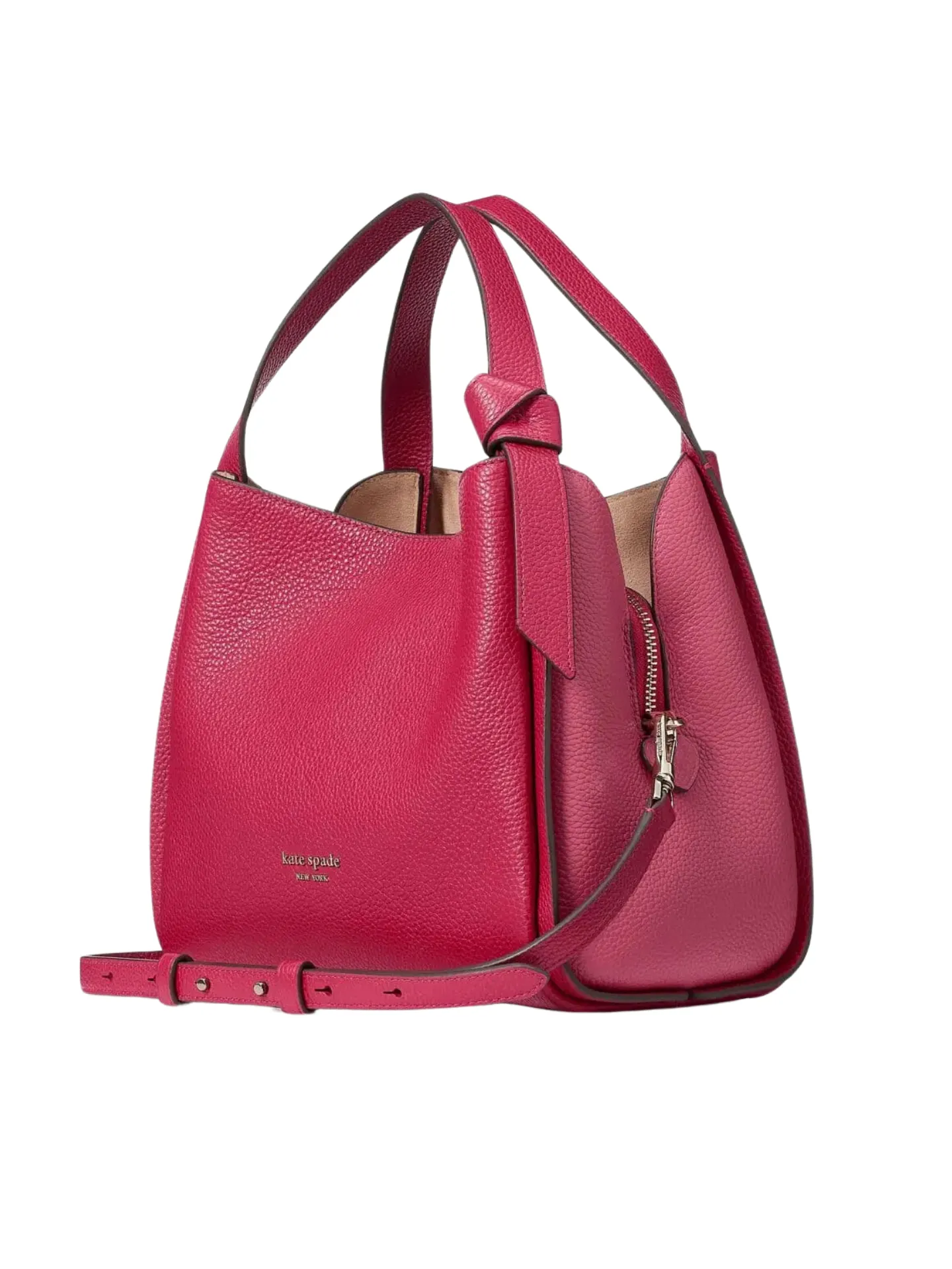 Kate Spade Knott Medium Crossbody Tote Colorblocked Pebbled Leather Renaissance