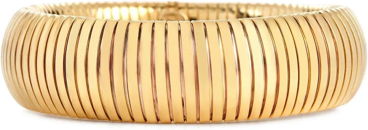 Kenneth Jay Lane Gold Stretch Snake Bracelets