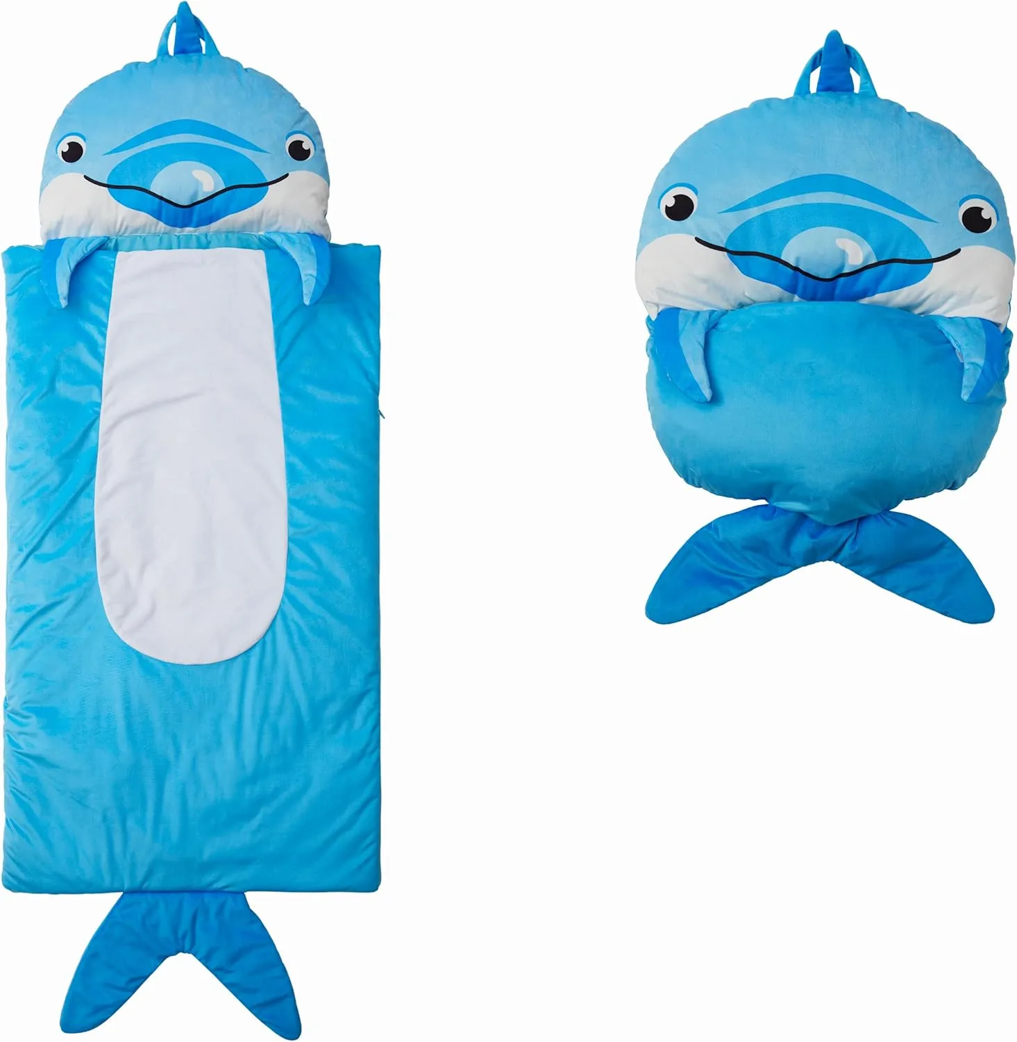 Kid's Nap Buddies Character Preschool Nap Mat, Toddler Sleeping Bag with Pillow for Daycare, Ages 3 