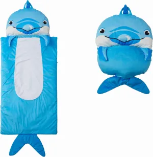 Kid's Nap Buddies Character Preschool Nap Mat, Toddler Sleeping Bag with Pillow for Daycare, Ages 3 