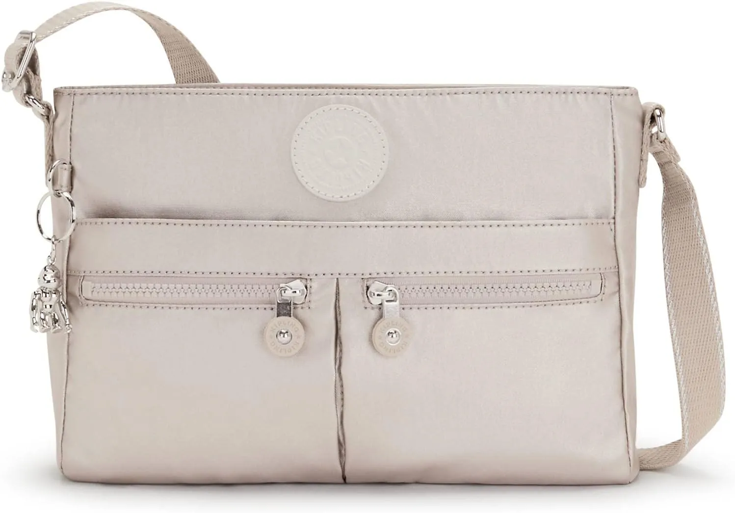 Kipling Women's New Angie Crossbody Handbag, Lightweight Crossbody Bag, Nylon Travel Bag