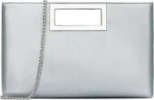 KKXIU Clutch Purse for Women Vegan Leather Evening Bag Formal Handbag for Wedding Party Prom Bridal
