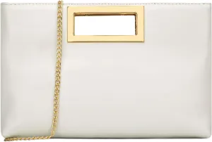 KKXIU Women Clutch Purse Elegant Pleated Evening Bag for Wedding Prom Bridal with Chain Strap