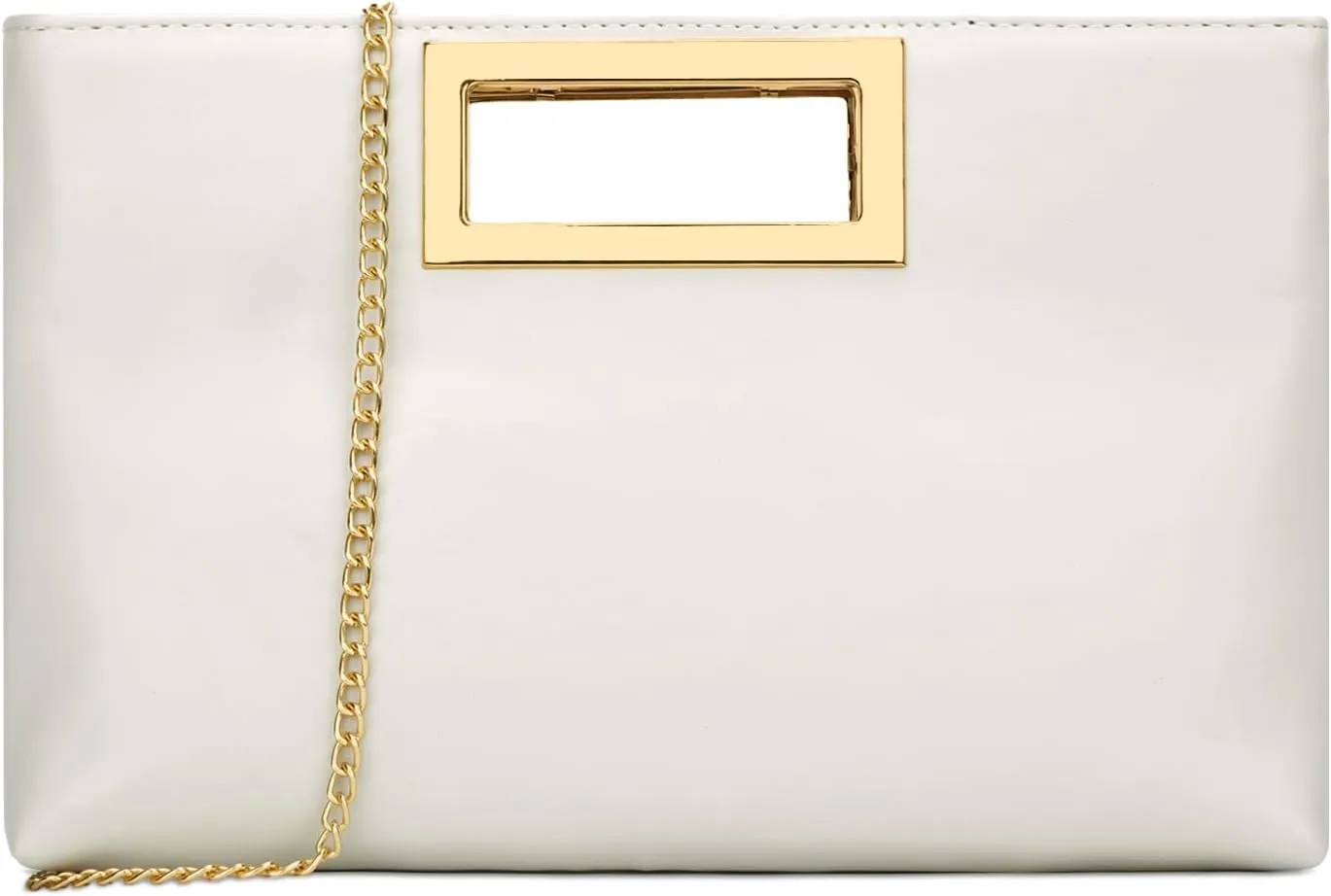 KKXIU Women Clutch Purse Elegant Pleated Evening Bag for Wedding Prom Bridal with Chain Strap