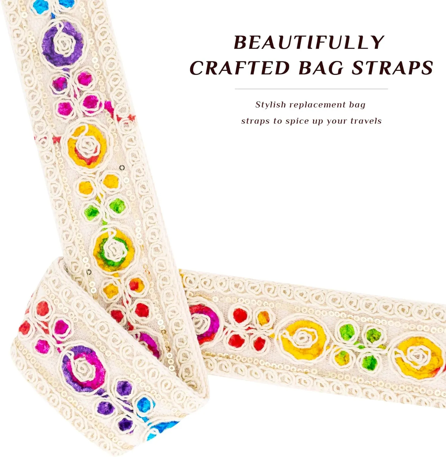 Knit Purse Strap,Replacement Crossbody Wide Adjustable Shoulder Strap for Bag Handbag