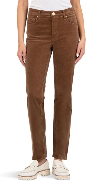 KUT from the Kloth Women's Petite Rachael High Rise Fab Ab Mom Regular Hem-Long in Corduroy