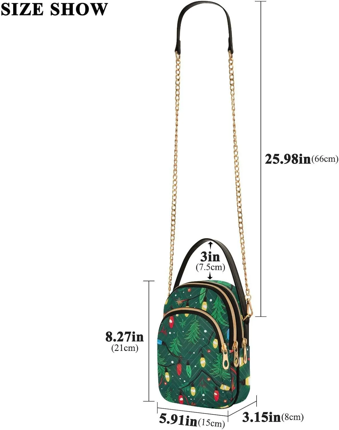 Landscapes Arch in Garden Women's Crossbody, Purse with Removable Strap Crossbody, Crossbody Bag Travel for Women