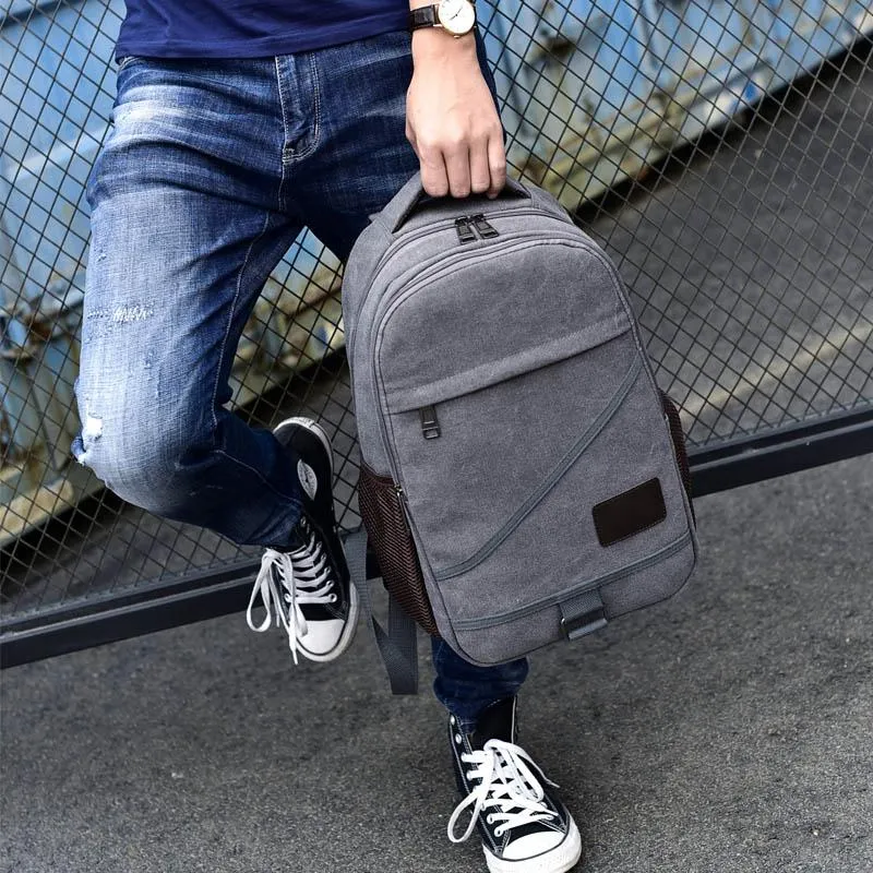 Large Canvas Backpacks School Bags For Teenagers On Sale