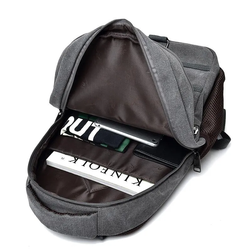 Large Canvas Backpacks School Bags For Teenagers On Sale