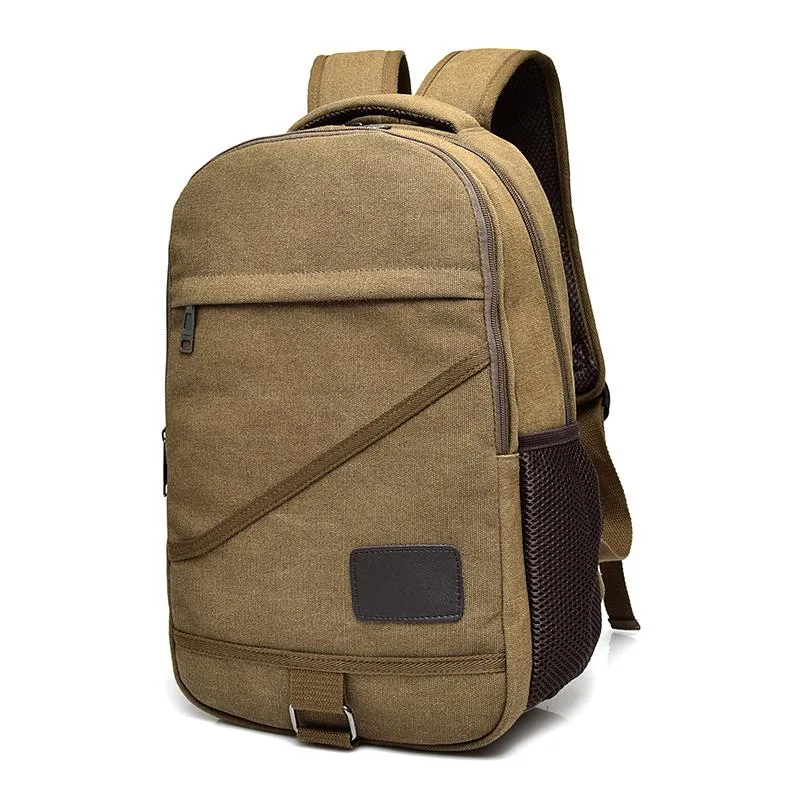 Large Canvas Backpacks School Bags For Teenagers On Sale