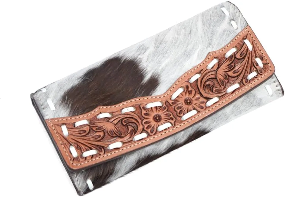 Leather Clutch, Women's Clutch Purse Handmade, Stylish Leather Wristlet Wallet Purses for Women, Cell Phone Purses