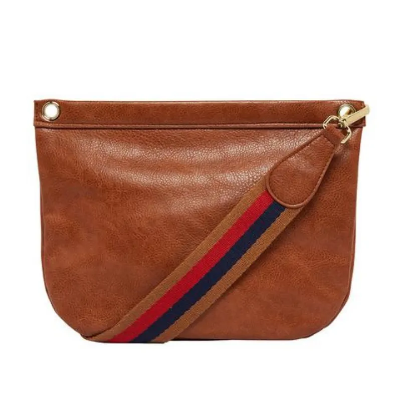 Lennox Crossbody - Tan Pebble