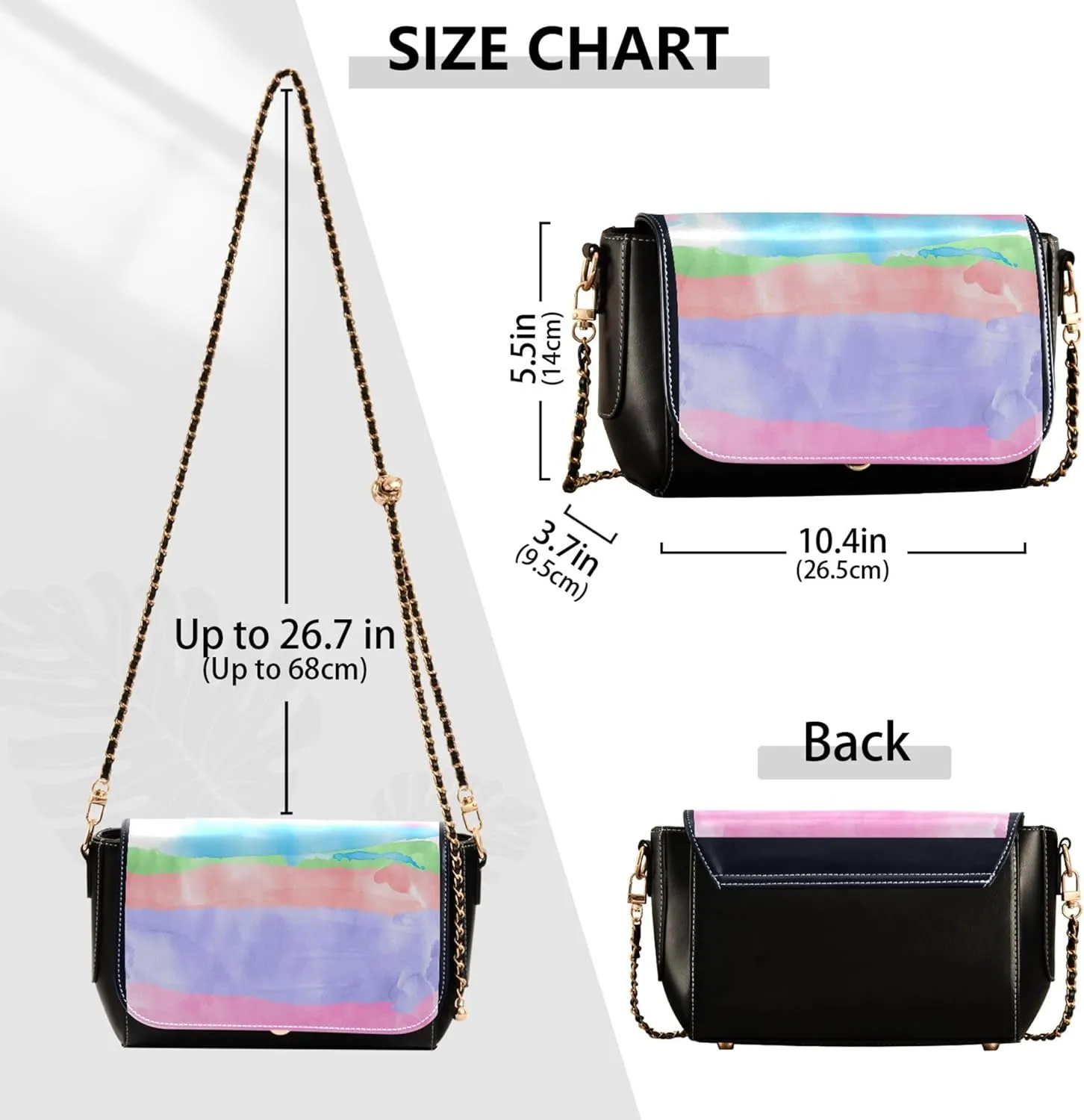 Leopard Jaguar Print Pink PU Leather Shoulder Bag Waterproof Women Crossbody Bag Purses Trendy Purse with Chain Strap