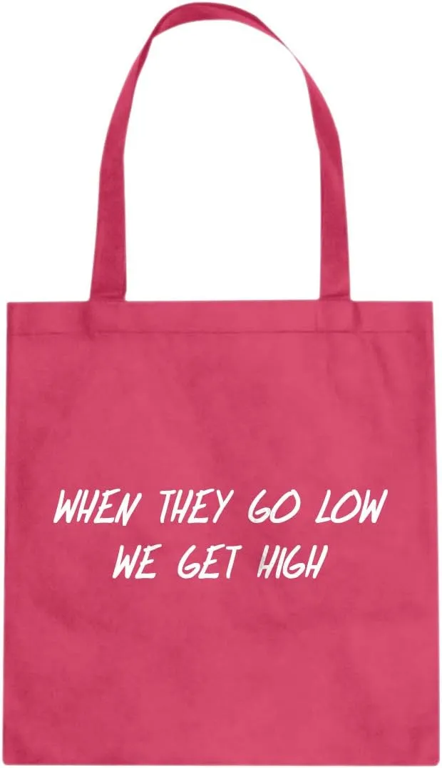 LET ME FAT IN PEACE Cotton Canvas Tote Bag