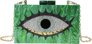 LETODE Acrylic Clutch Bags Purse Perspex Bag Handbags for Women