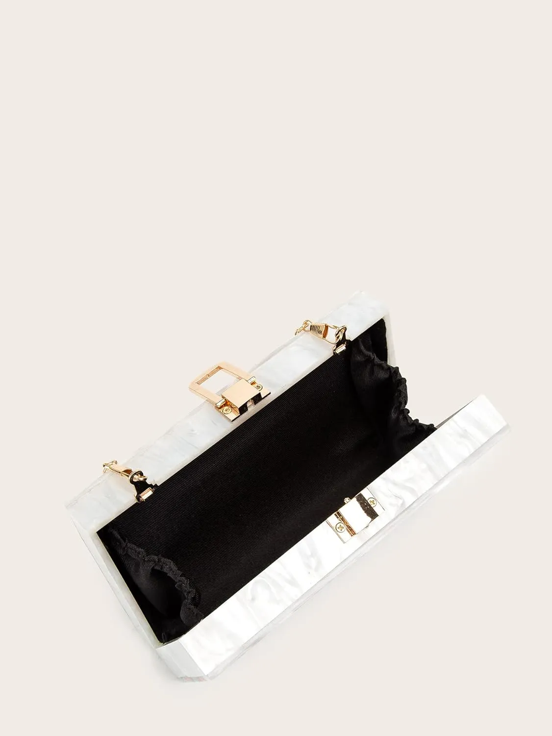 LETODE Acrylic Clutch Bags Purse Perspex Bag Handbags for Women