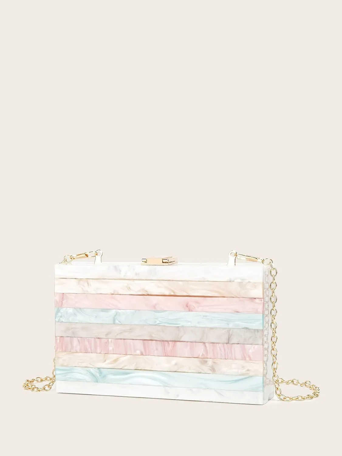 LETODE Acrylic Clutch Bags Purse Perspex Bag Handbags for Women