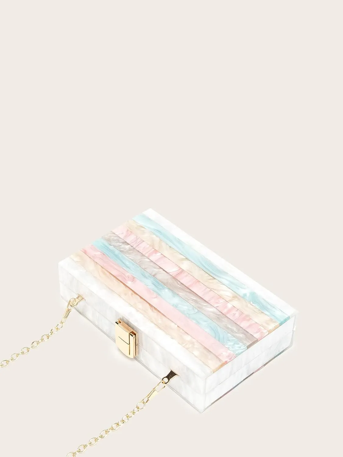 LETODE Acrylic Clutch Bags Purse Perspex Bag Handbags for Women