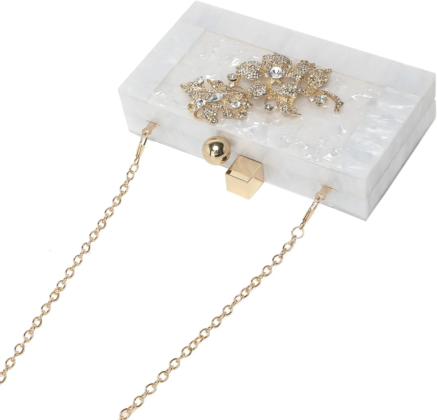 LETODE Acrylic Clutch Purses for Women Evening Clutch Bag Purse Handbag Wedding Party Cocktail