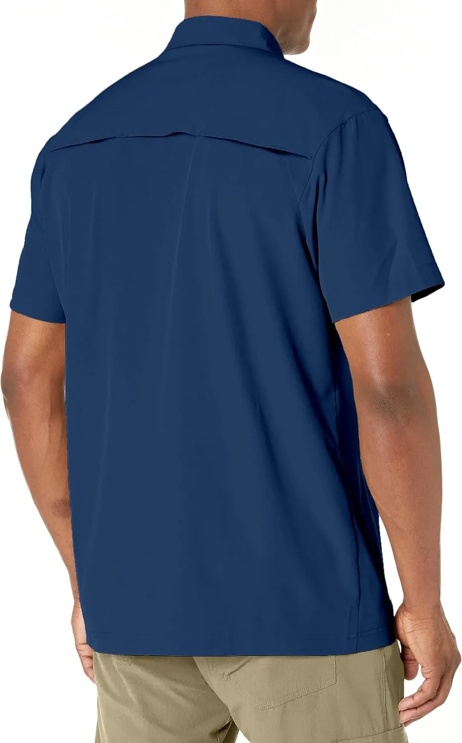 Little Donkey Andy Men's Lightweight Short Sleeve Shirt Quick Dry Stretch Shirt for Hiking Travel, UPF50