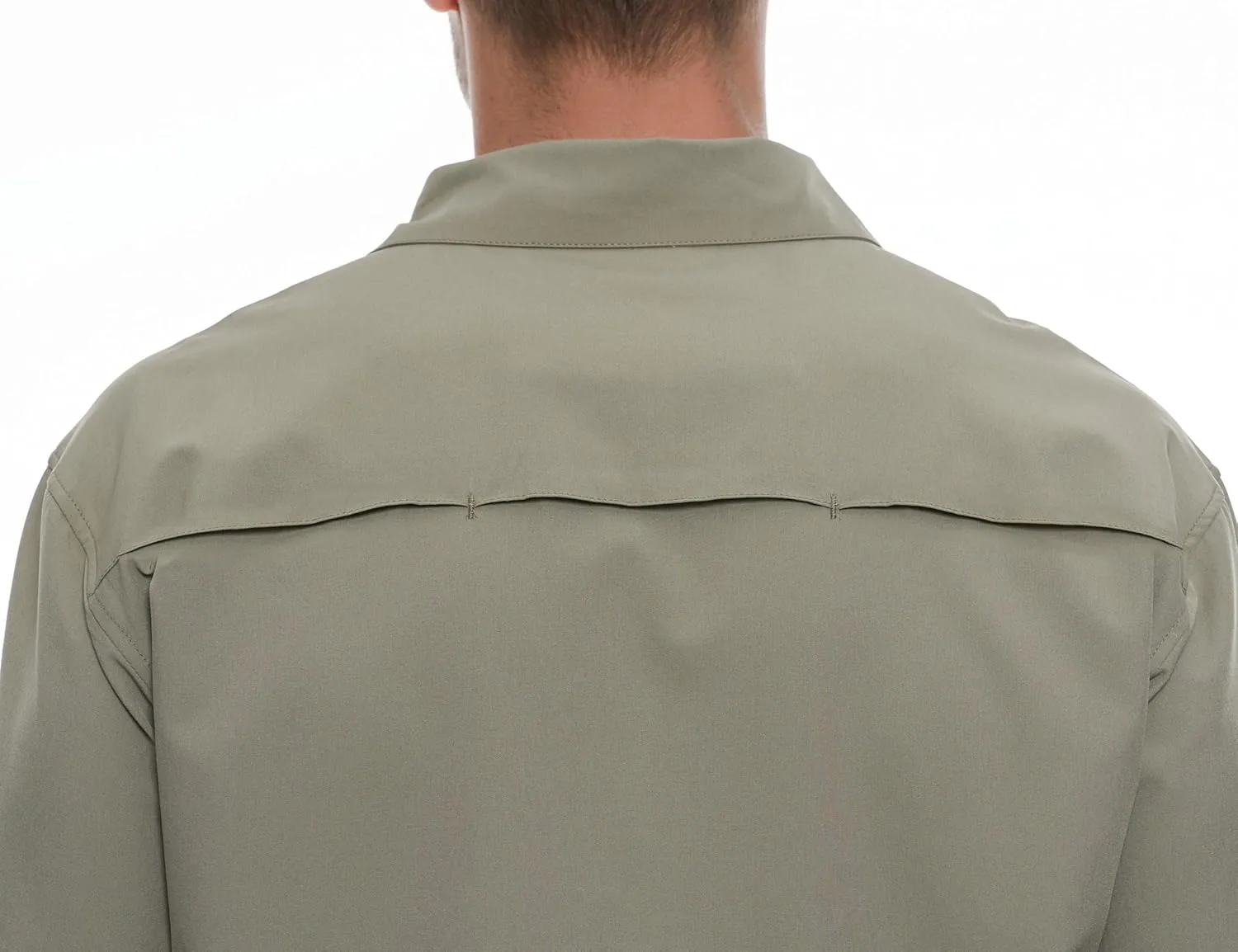 Little Donkey Andy Men's Stretch Quick Dry UPF50  Long Sleeve Shirt for Hiking, Travel, Camping