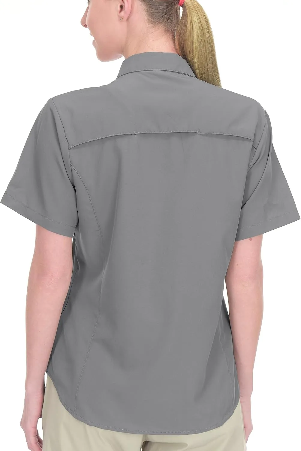 Little Donkey Andy Women's Stretch Quick Dry UPF50  Short Sleeve Shirt for Hiking, Travel, Camping