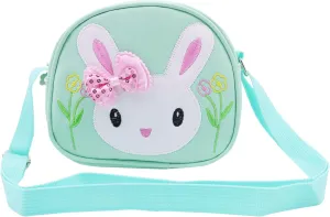 Little Girls' Cute Rabbit Crossbody Purse Small Bow Shoulder Bag Handbag for Kids Toddlers