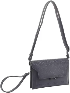 Liz Soto Kate Small Clutch Purses for Women - Vegan Leather Cross Body Shoulder Bag or Handbag with Adjustable Straps