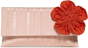 Loeffler Randall Women's Charlee Flap Clutch W/Flower