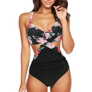 LolaBeach - Hollowed-out wrap swimsuit