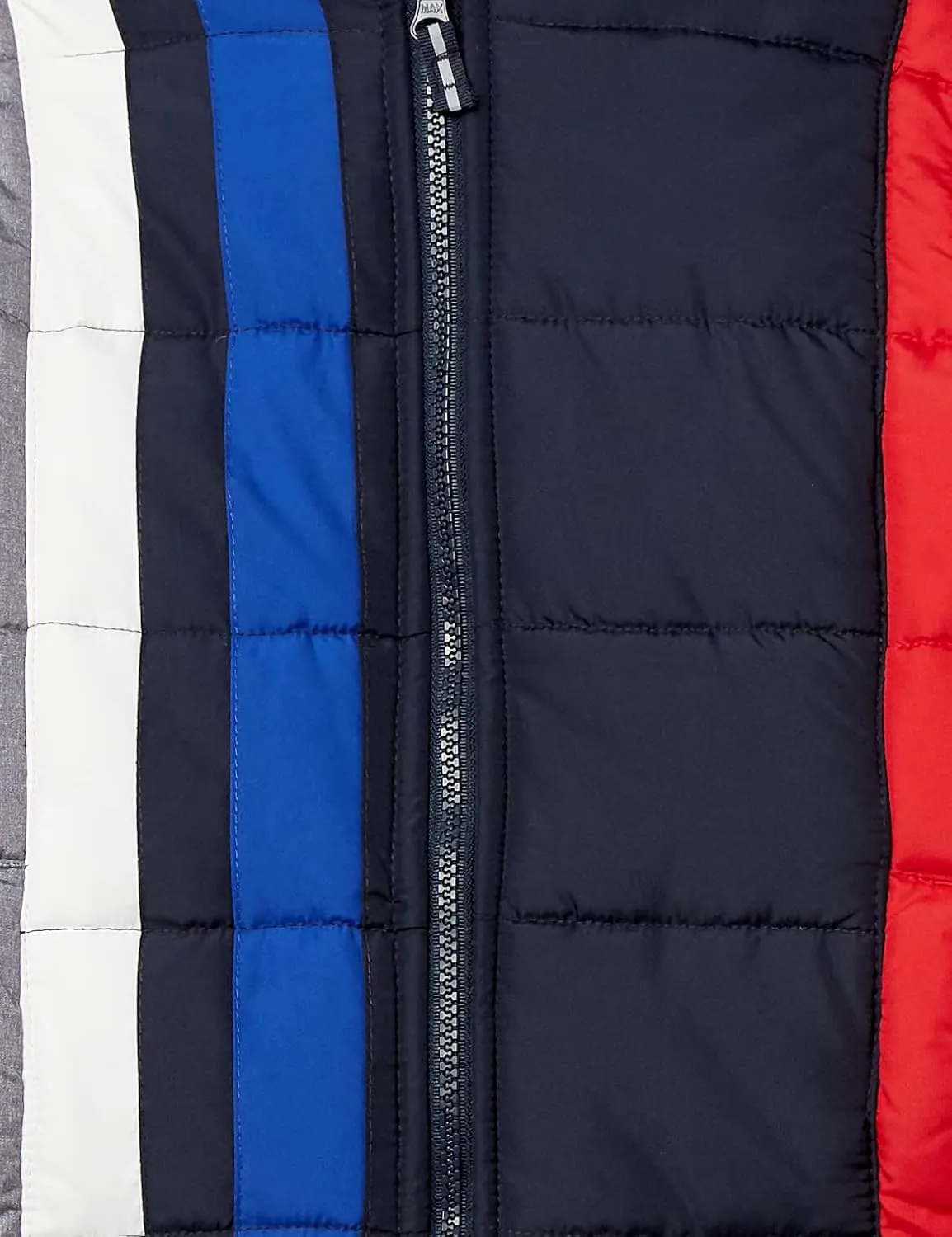 LONDON FOG Boys' Color Blocked Puffer Jacket Coat with Hat