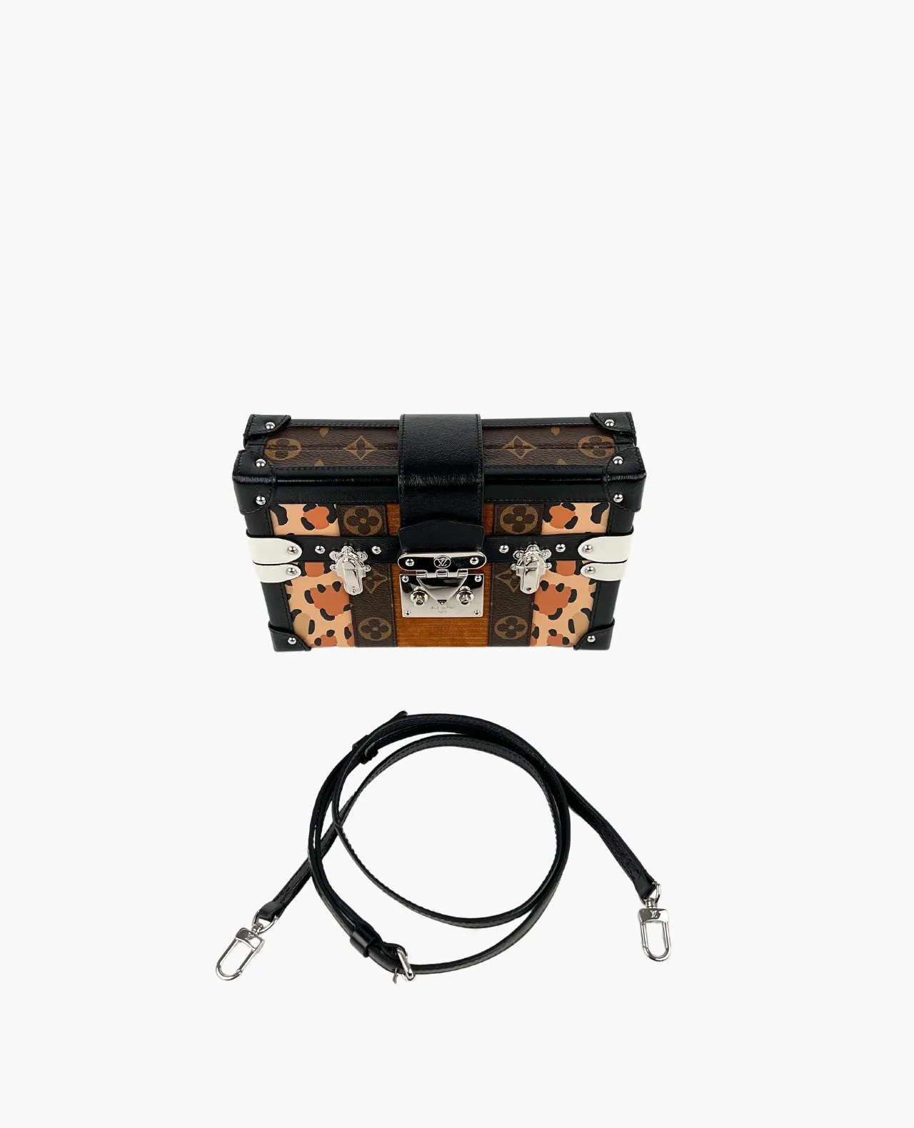 Louis Vuitton Leopard Corduroy Petite Malle