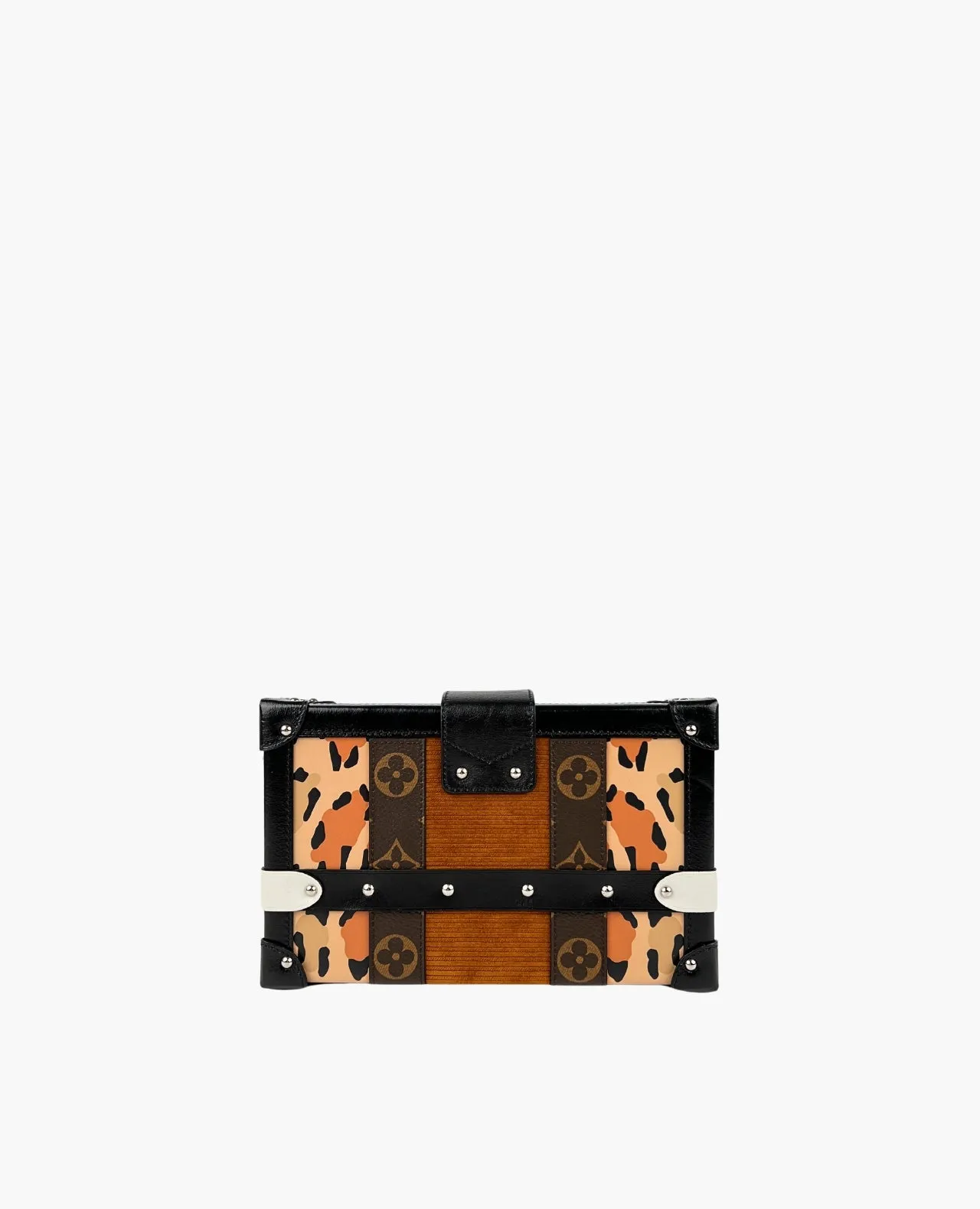 Louis Vuitton Leopard Corduroy Petite Malle