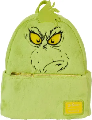 Loungefly Dr Seuss Plush Grinch Light Up Cosplay Mini Backpack