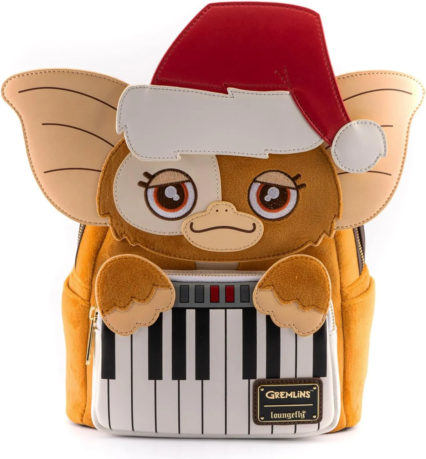 Loungefly Gremlins Gizmo Holiday Cosplay Backpack with Removable Hat
