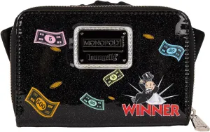 Loungefly Hasbro Monopoly Money Zip Around Wallet