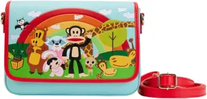 Loungefly Paul Frank Rainbow Group Crossbody Bag