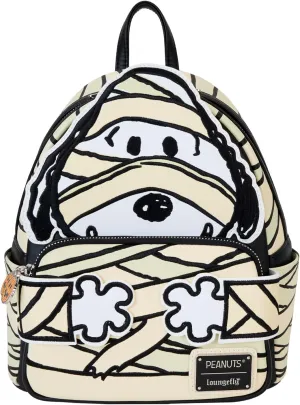 Loungefly Peanuts Snoopy Mummy Glow Mini Backpack