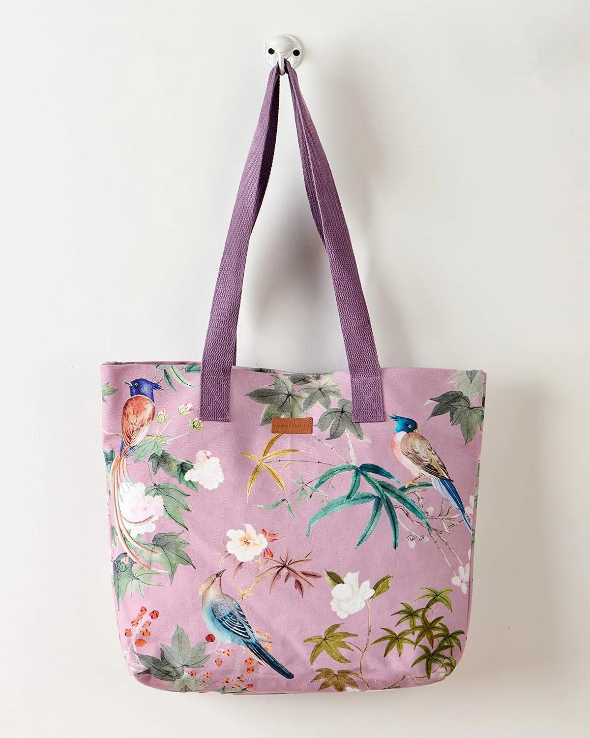 Maison d' Hermine Canvas Tote Bag 100% Cotton Canvas Reusable Shoulder Grocery Bag for Shopping Perfect for Men Women