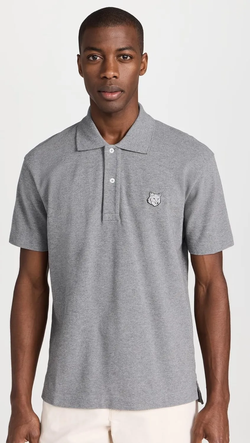 Maison Kitsuné Men's Bold Fox Head Patch Comfort Polo